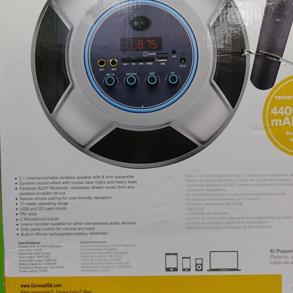 Corona beach speaker. - Picture 4 of 7